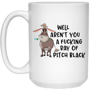 Aren't You A Ray of Pitch Black White Mug