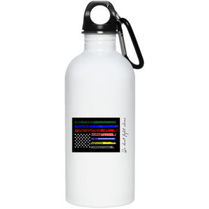 We Don't Fight Alone Stainless Steel Water Bottle