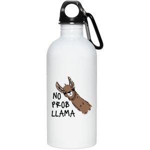 No Problama Brown Stainless Steel Water Bottle