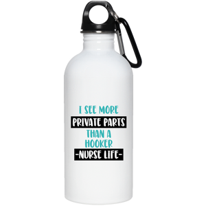 Nurse Life Stainless Steel Water Bottle