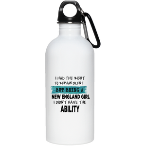 New England Girl Stainless Steel Water Bottle