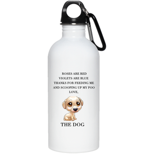 Love the Dog Stainless Steel Water Bottle