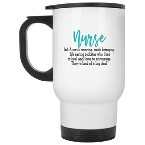 Nurse Definition White Travel Mug