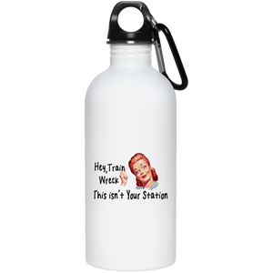 Train Wreck Stainless Steel Water Bottle