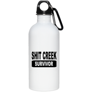 Shit Creek Survivor Water Bottle
